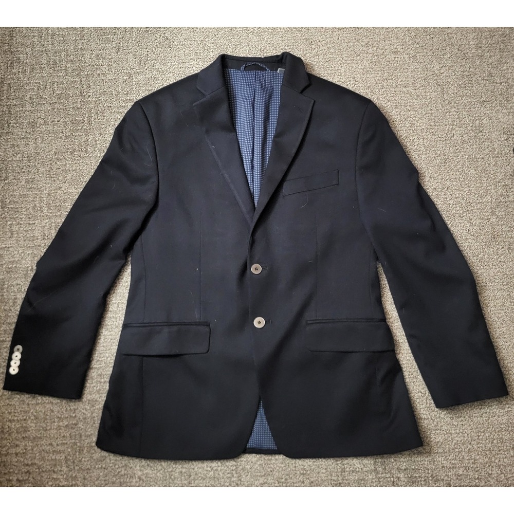 Michael Kors Kelson Suit Jacket Blazer Mens 38S Black Sport Coat CA01129 RN90736